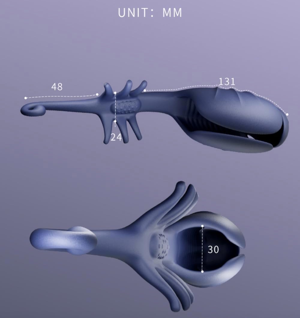 Male Masturbator Penis Training Vibrator with 10 Vibrating Modes