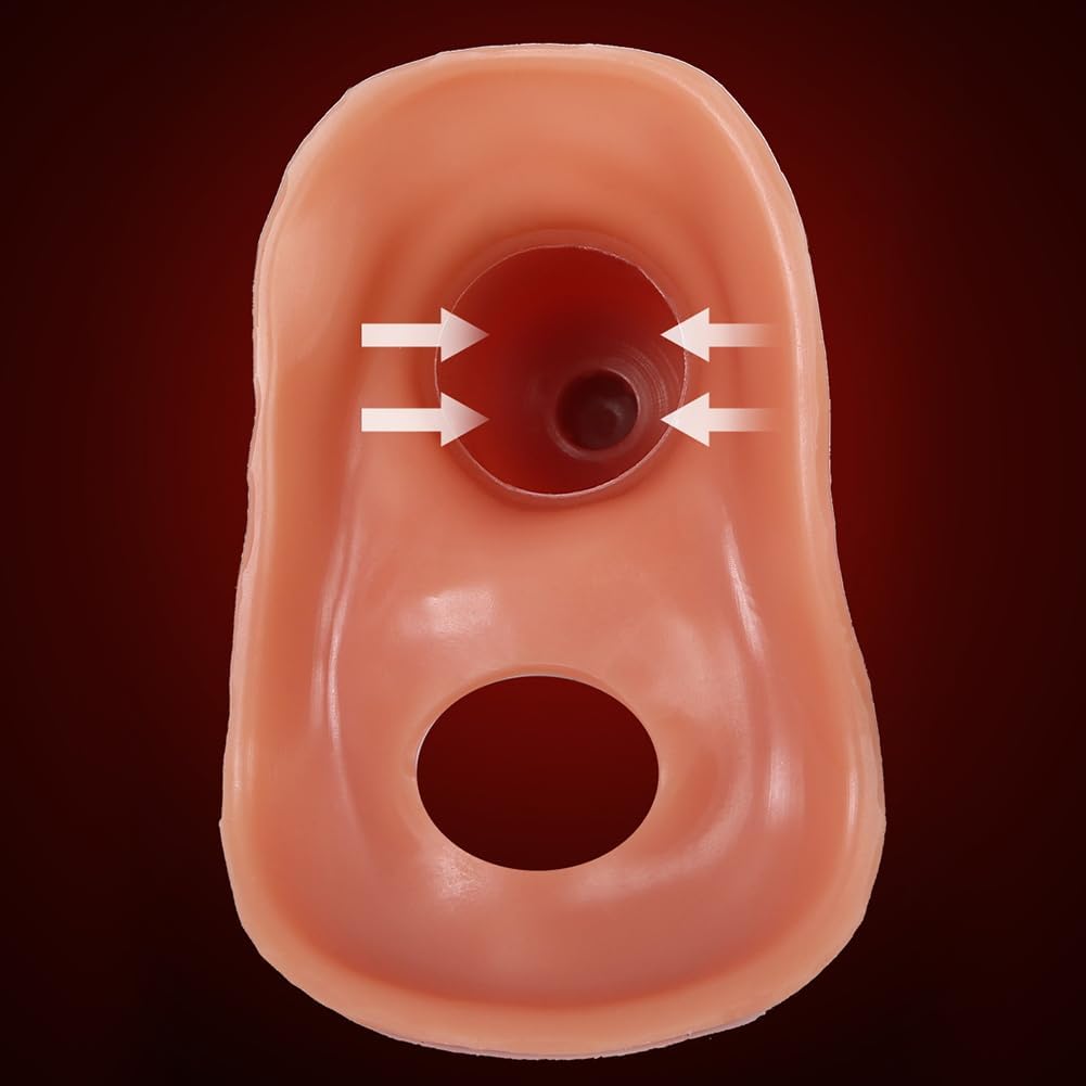 Liquid Silicone Realistic Penis Sleeve Extender Penis Ring