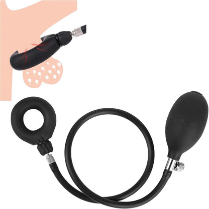 Inflate Bird Rings Ball Air Lock Penis Rings Chastity Cage Male Masturbator
