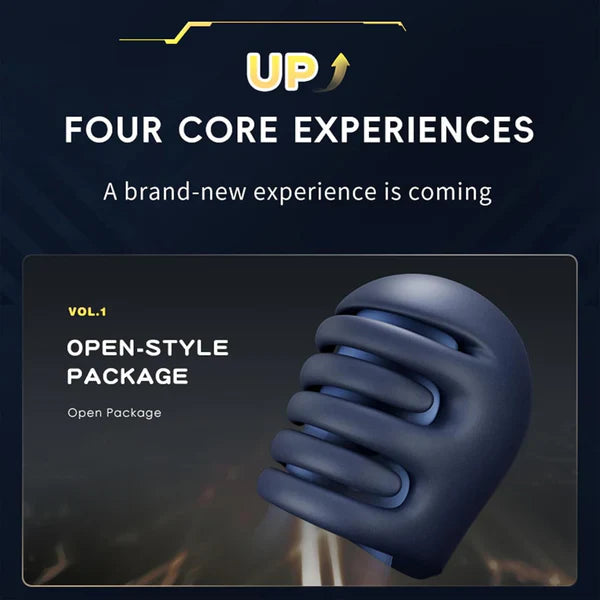 LCD Display Electric Penis Trainer Glans Stimulator with 10 Vibration Modes