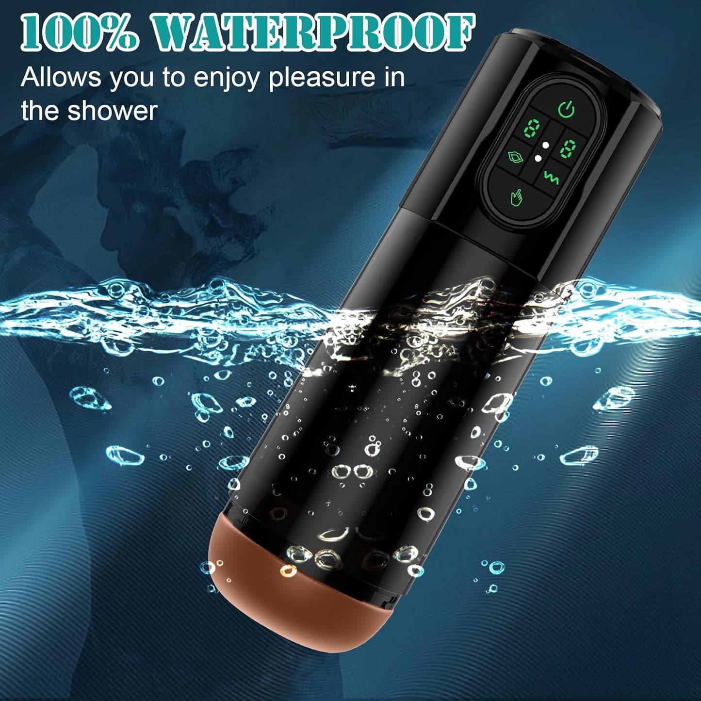 Automatic Masturbator Penis Stimulation with 9 Vibrating & Suction Modes