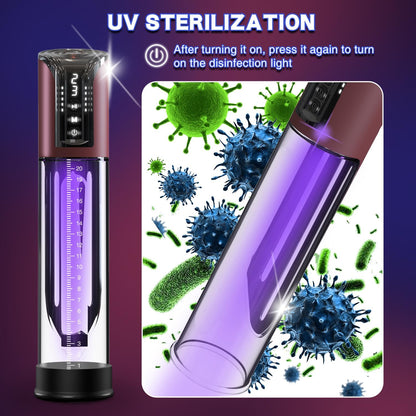 Electric Penis Pump Enlarger with 4 Powerful Sucking Modes