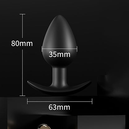 E-stim Anal Plug Vibrator Prostate Massager with 4 Electric Shock Modes