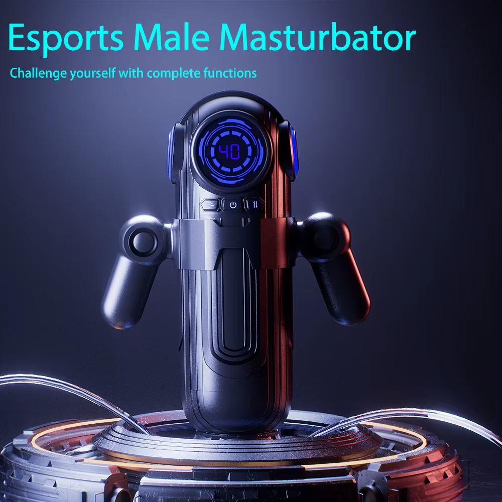 Electric Masturbator Stroker Blowjob with 4 Telescopic & 9 Vibration & 4 Suction Modes
