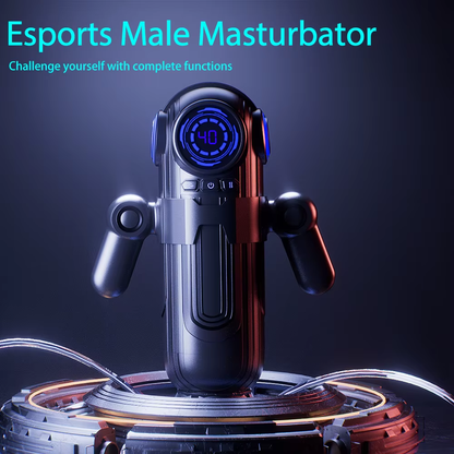 Electric Masturbator Stroker Blowjob with 4 Telescopic & 9 Vibration & 4 Suction Modes