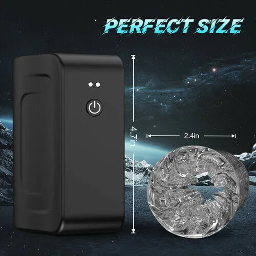 2 IN 1 Automatic Masturbator Penis Trainer with 7 Thrusting & Rotating & 7 Vibrating