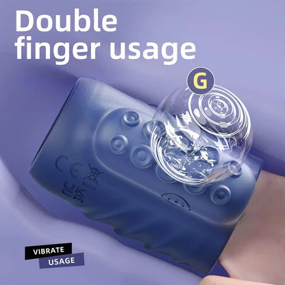 Penis Trainer Vibrator Cock Ring Sleeve Stimulator with 10 Vibration Modes