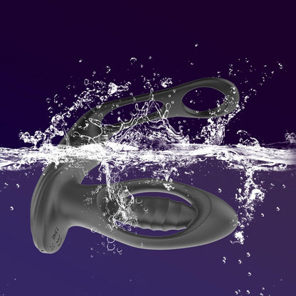 Anal Plug Vibrator Prostate Massager Stimulator with 10 Vibration Modes