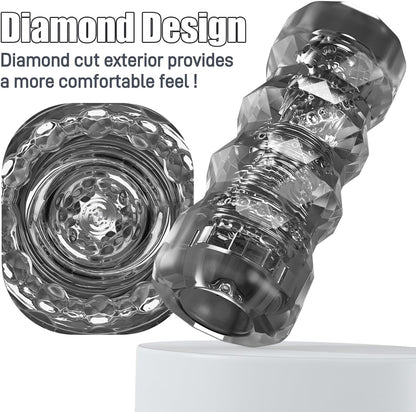 Diamond Design Realistic Male Masturbator Pocket Pussy