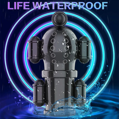 360° Wrapping Glans Vibrator Penis trainer Masturbator with 10 Vibration Modes