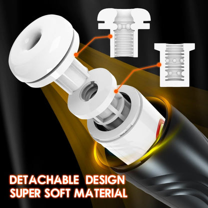 Deep Throat Automatic Masturbator Cup Stroker with 3 Thrusting & 10 Vibration