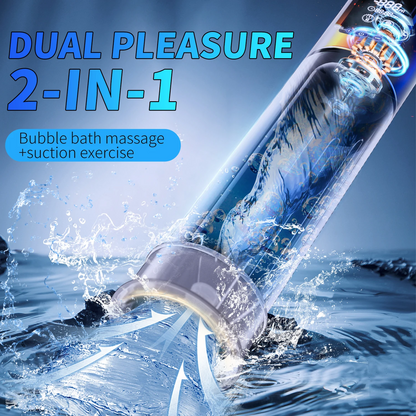 Electric Penis Pump Erection Trainer Blowjob with 4 Powerful Suction Modes