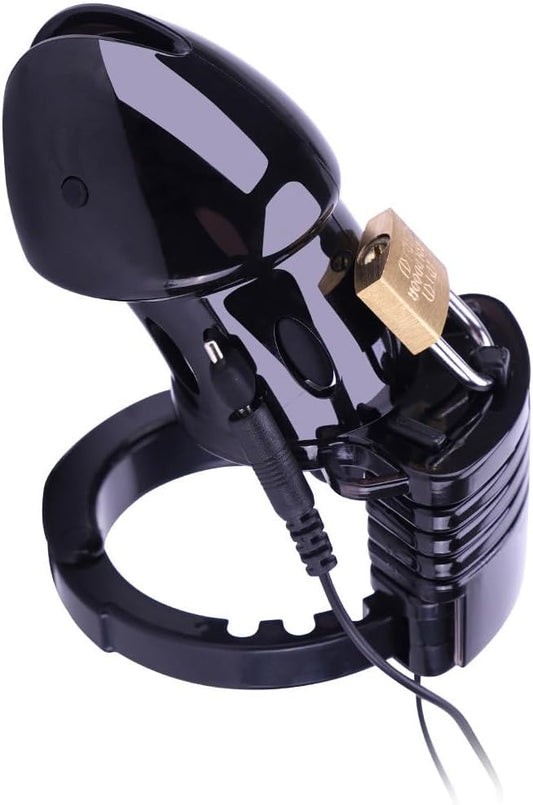 Penis Cage Sexual Electrostimulation Chastity Cock Ring Stimulator