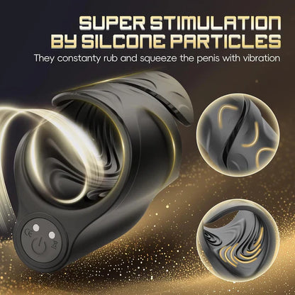 3 IN 1 Electric Penis Trainer Glans Stimulator Masturbator with 10 Vibration Modes