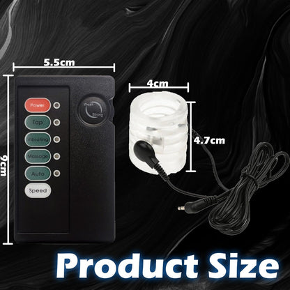 E-stim Testicle Bondage Crusher Pennis Ring Chastity BDSM with 4 Electric Shock Modes