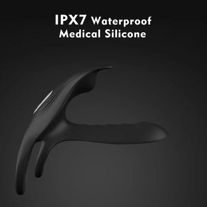 3 in 1 Multi Functional Anal Vibrator Prostate Massager Penis Ring with 10 Vibration Modes