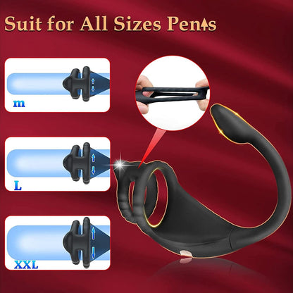 9 Vibrating Prostate Massager Anal Vibrators Cock Rings