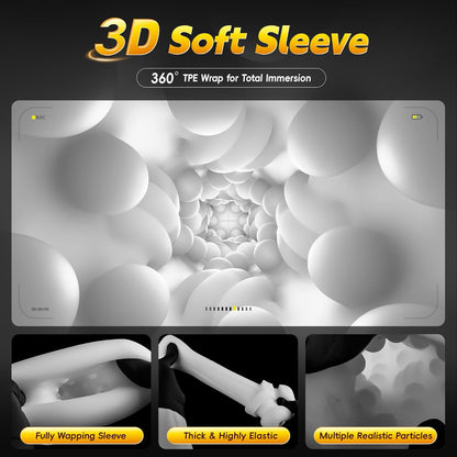 Automatic Masturbator Blowjob Sex Machine with 4 Sucking 6 Vibrating & 9 Thrusting Modes