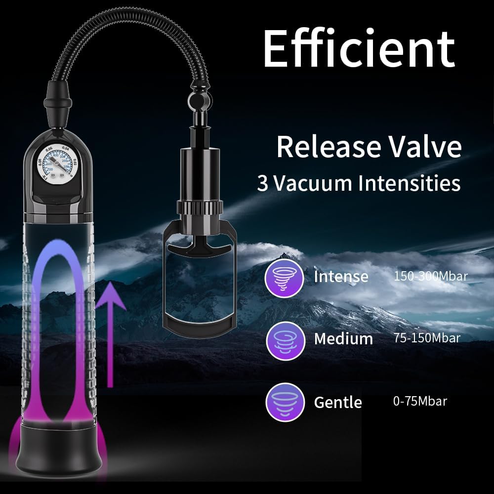 Manual Penis Vacuum Pump Enlargement Air Pressure Device
