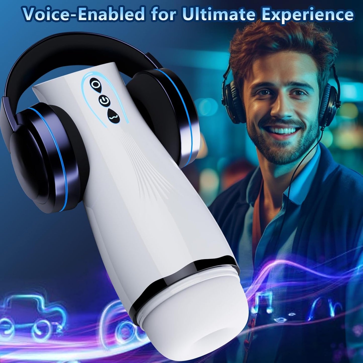 Automatic Masturbator Stroker Penis Stimulation with 10 Sucking & Vibrating Modes