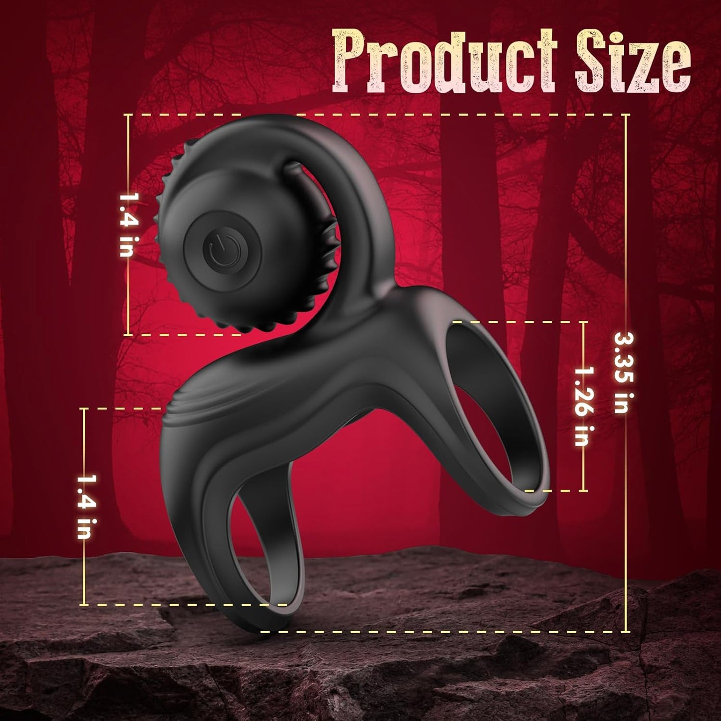 Snail-Shaped Cock Ring Penis Trainer Masturbator with 10 Powerful Vibrations