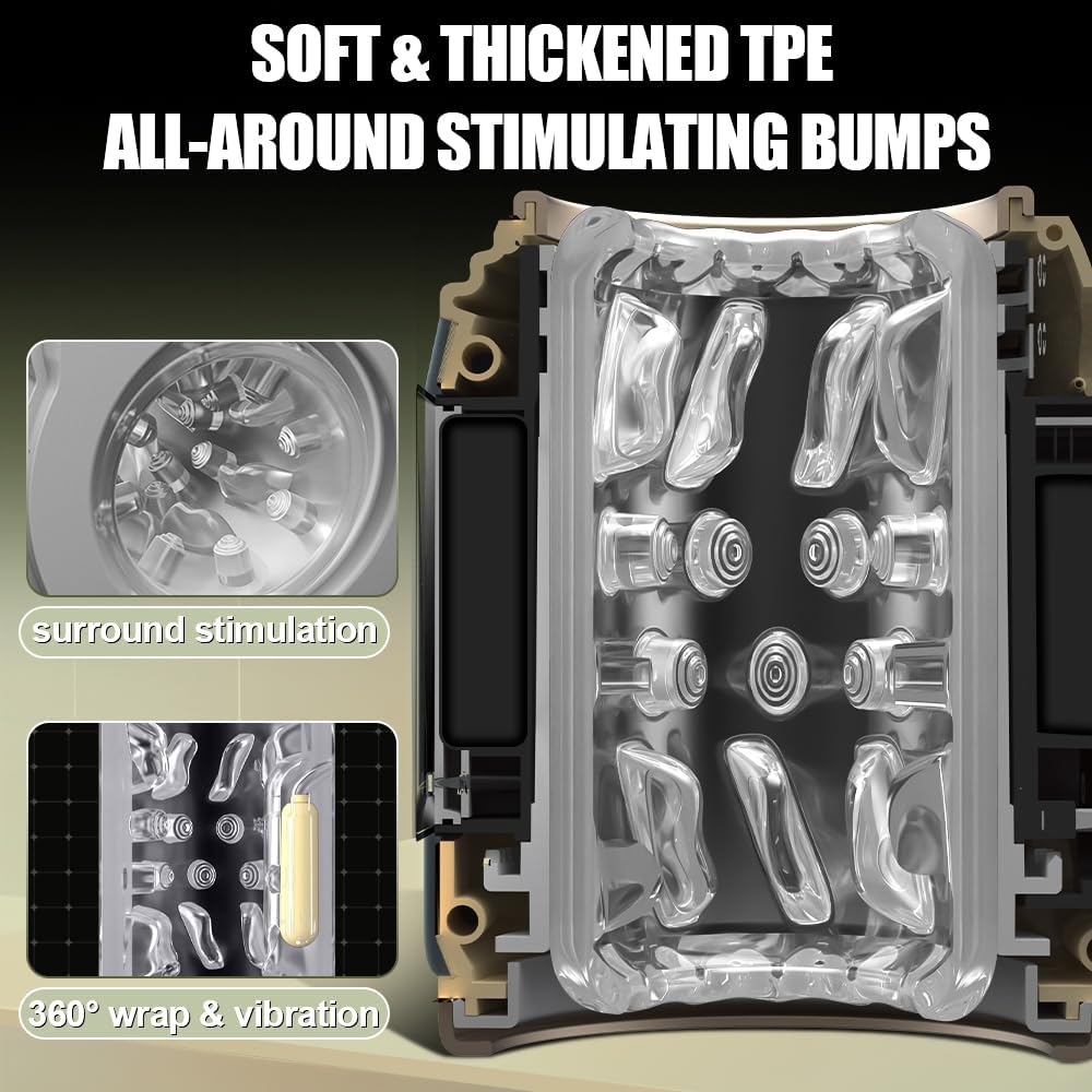 Automatic Masturbator Penis Trainer Stroker Blowjob Sex Machine with 7×7 Modes