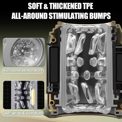 Automatic Masturbator Penis Trainer Stroker Blowjob Sex Machine with 7×7 Modes