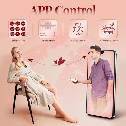 Multi-function Realistic Dildo Vibrator with 8 Thrusting & Vibrating Modes