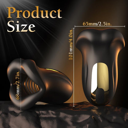 Electric Penis Trainer Glans Stimulator Masturbator with 6 Vibration Stimulation Modes