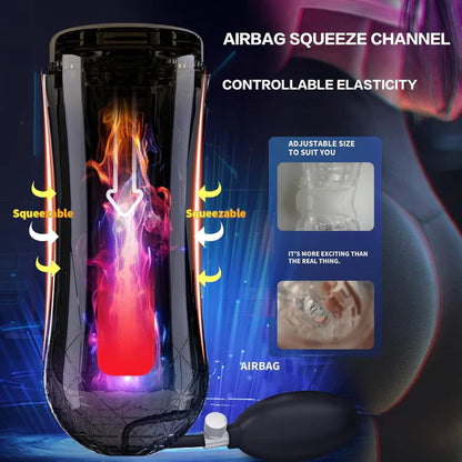 Penis Enlargement Vacuum Sucking Penis Pump Exerciser Male Masturbator