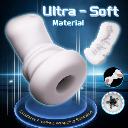 6 IN 1 Upgraded Automatic Masturbator Sex Machine with 6 Vibration & 4 Sucking Modes