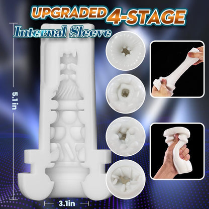 3 in 1 Automatic Male Masturbator with 5 Thrusting & 4 Suction & 7 Vibration Modes
