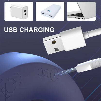 Adjustable Cock Penis Ring Glans Stimulator Delay Ejaculation with 10 Vibration Modes