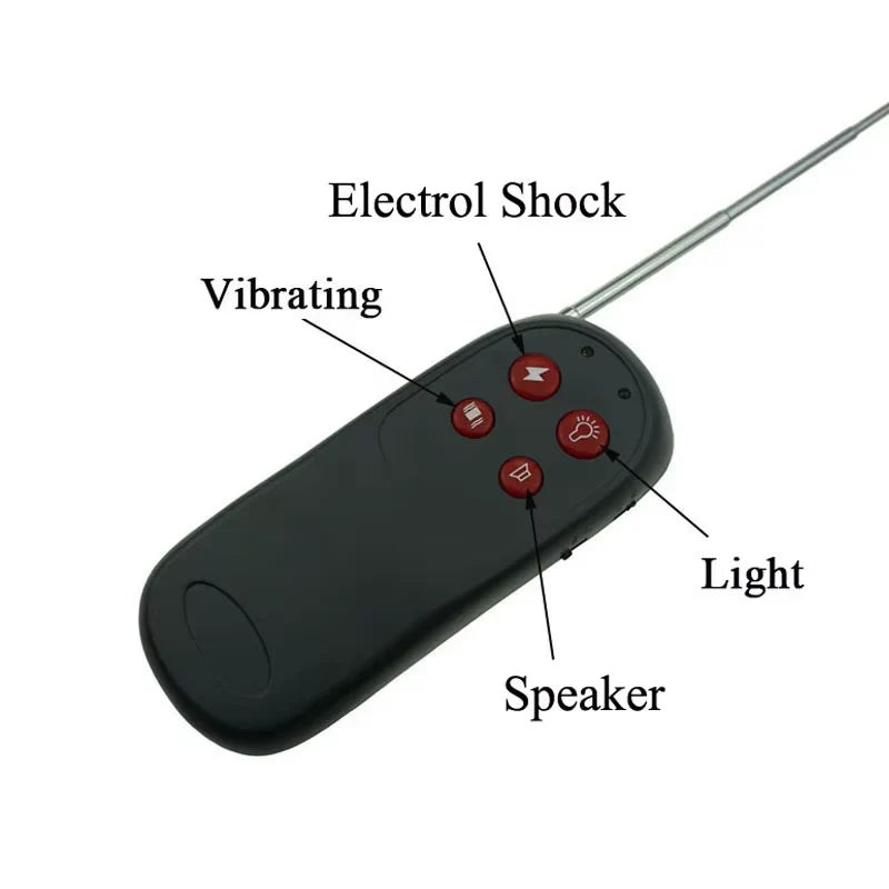 Electric Shock Cock Ring Pulse Stimulator Penis Trainer