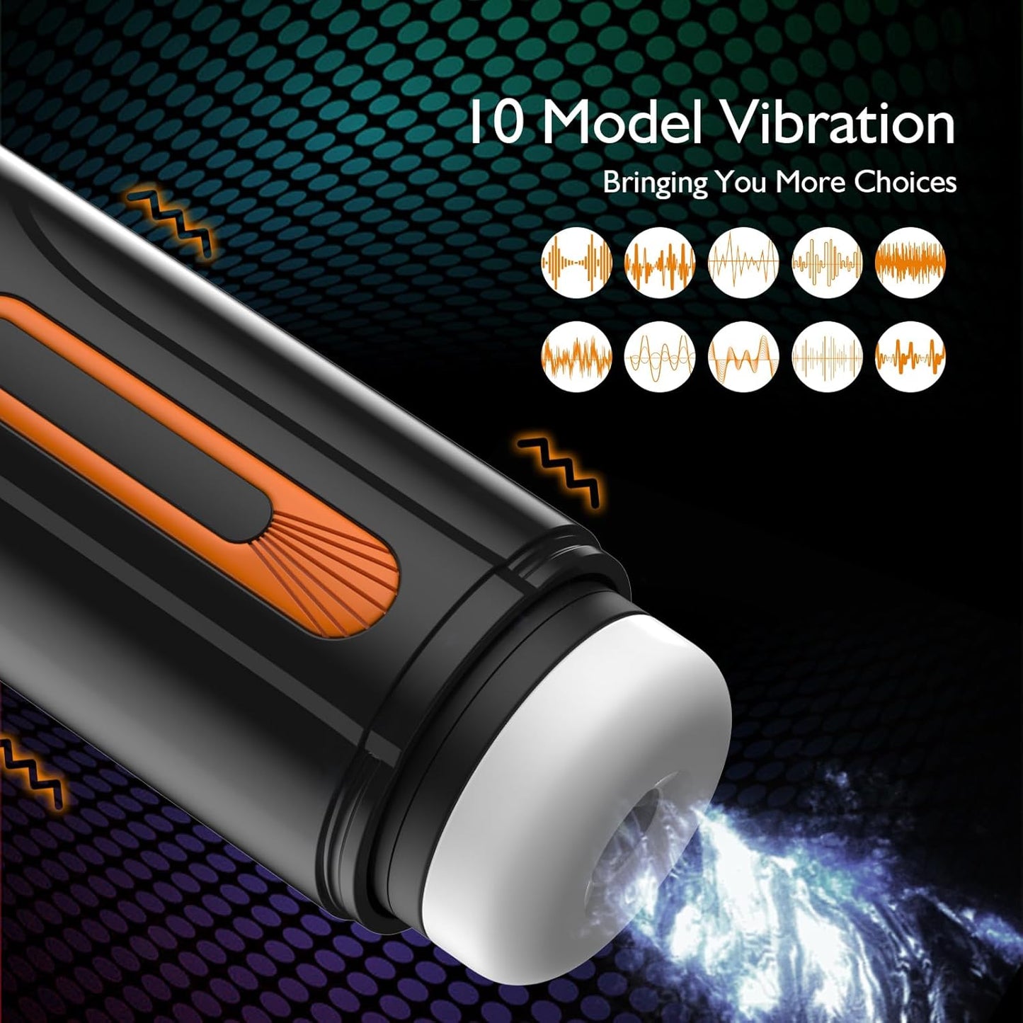 Auto Masturbator Blowjobsex Simulator with 10 Thrusting & 10 Vibrating & 4 Sucking & 42°C Heating