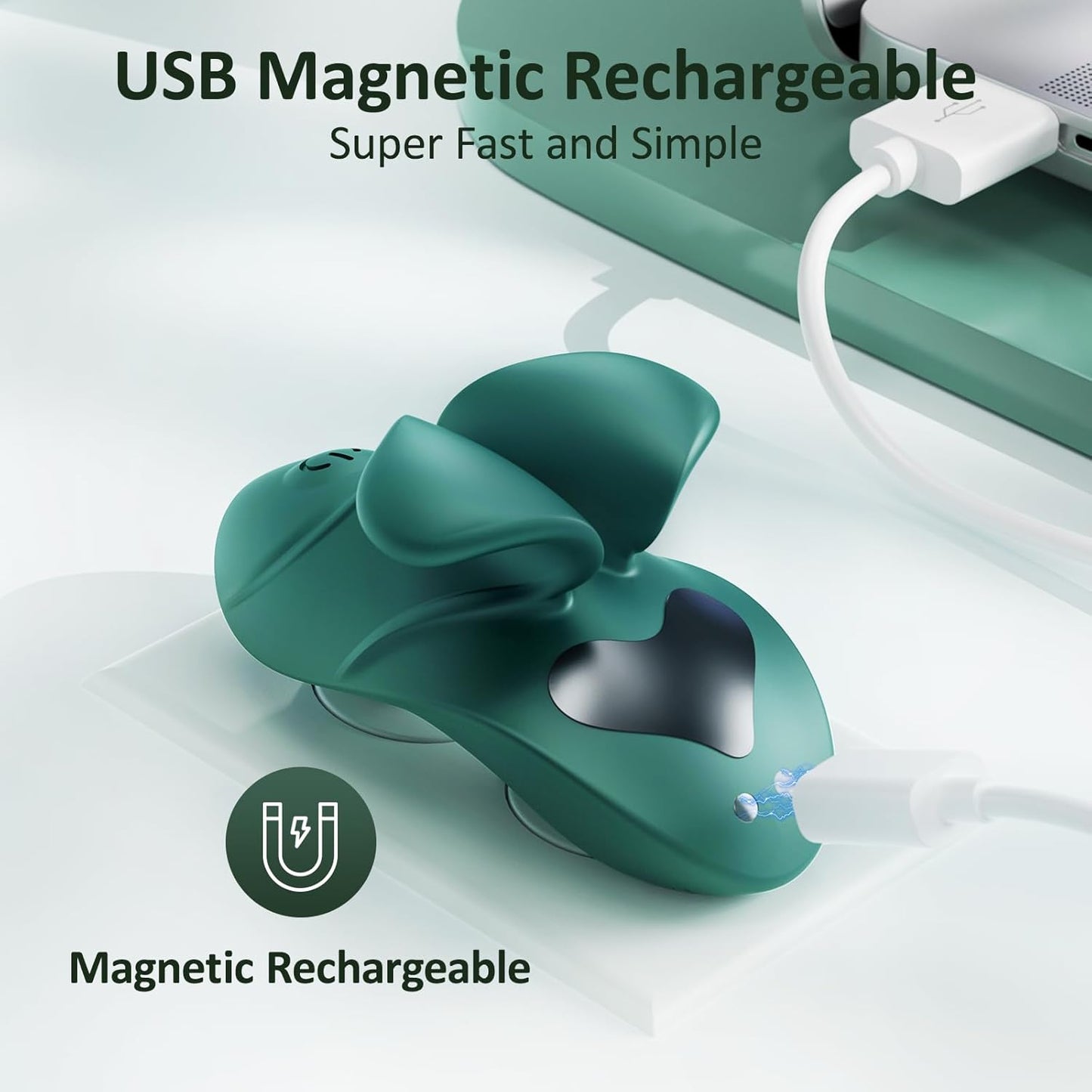 Finger Mini Vibrator Nipple G-Spot Clitoral Stimulator with 9 Vibrating Modes