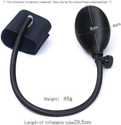 Inflatable Pump Enlargement Rooster Penis Ring Pumping Sleeve