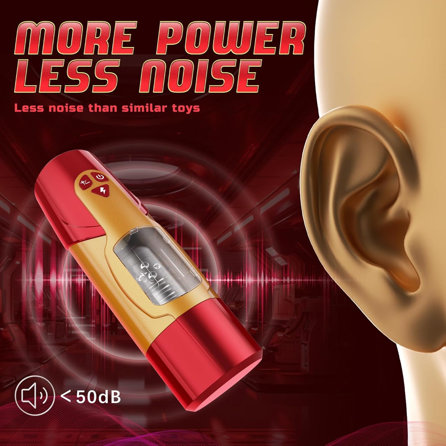 Automatic Masturbator Cup Stroker Sex Machine with 7 Rotating & 3 Thrusting Modes