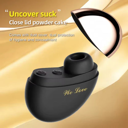 Oral Vacuum Clitoris Nipple Vibrator Stimulator Massager with 10 Suction Modes