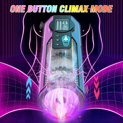 Smart Automatic Masturbator Sex Machine with 10 Thrusting &10 Vibrating Modes