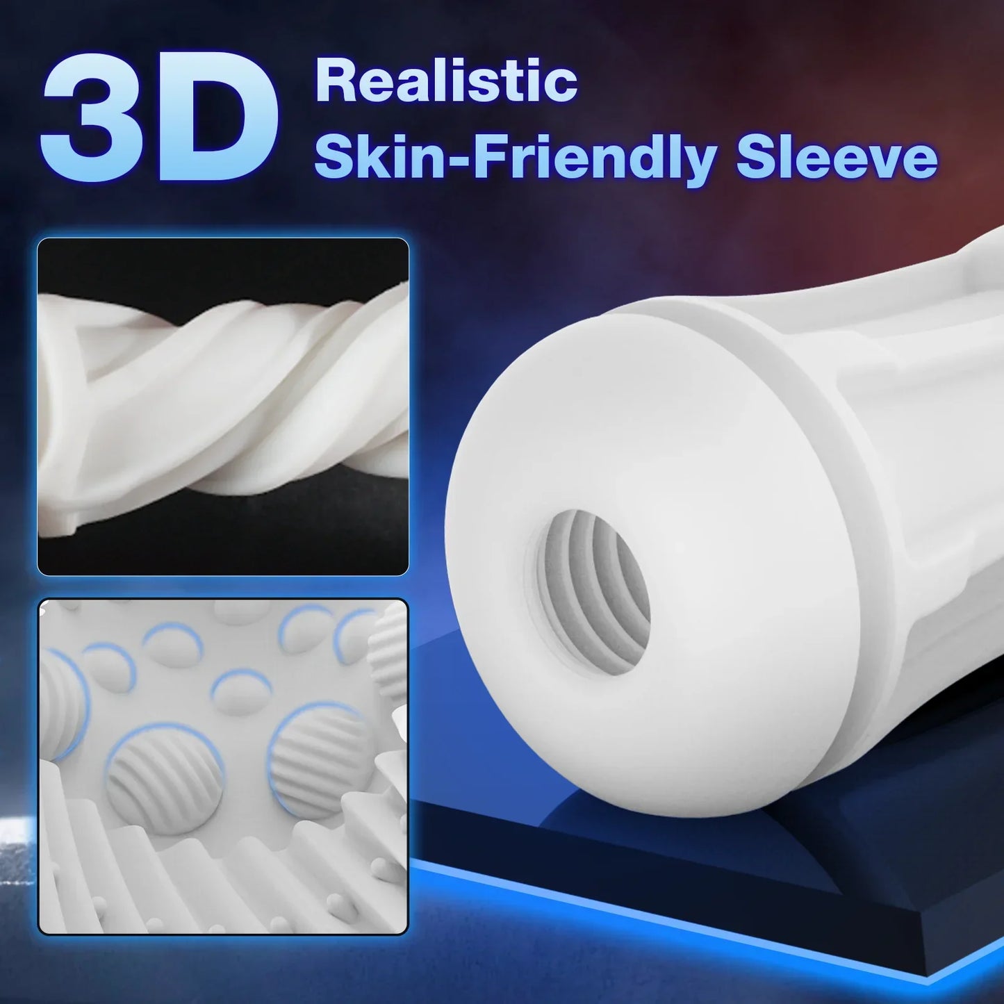 2 In 1 Automatic Male Masturbator Vacuum Pump with 10 Vibration & Suction Modes