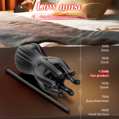 Glans Trainer Penis Massager Urethral Plug Stimulator with 10 Vibration Modes