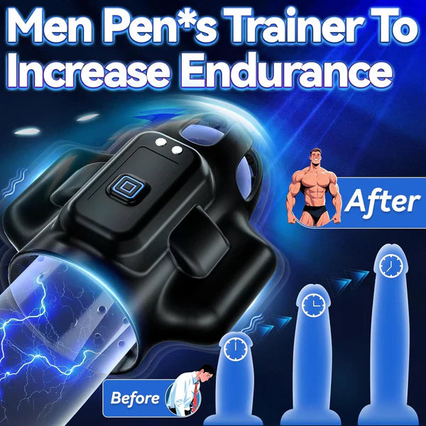 Intelligent Automatic Penis Vibrator Glans Trainer Stroker with 10 Vibration Modes