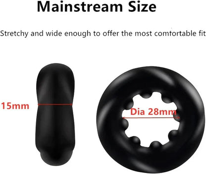 Electric Penis Ring Vibrator Glans Trainer with 4 Powerful Vibration Modes