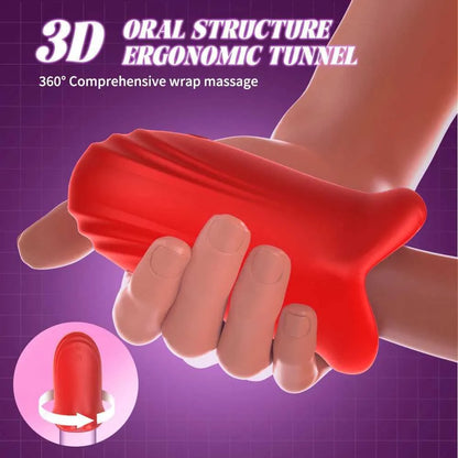 APP Control Sucking Mastubator Blowjob Penis Trainer Glans Stimulator with 9 Vibrations