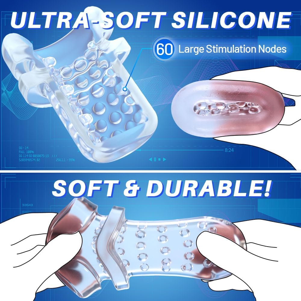Automatic Masturbator Glans Trainer Blowjob Sroker with 3 Powerful Vibration Modes
