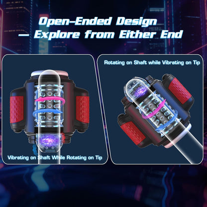 7 IN 1 Automatic Water-Spray Rotating Vibrating Blowjob Sex Machine Penis Stroker Trainer