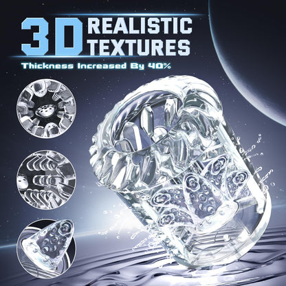 4 IN 1 Automatic Masturbator Penis Pump Stroker with 7 Sucking & 7 Vibrating Modes