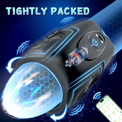 Electric Penis Trainer Glans Stimulator Masturbator with 9 Vibration Modes