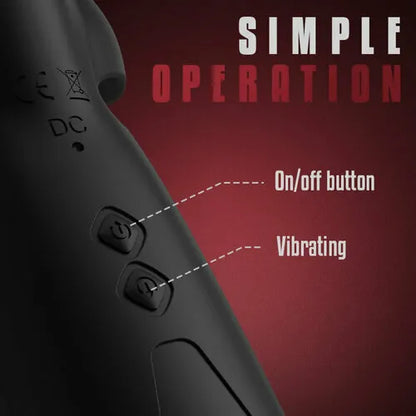 360° Wrapped Penis Traine Glans Stimulator Masturbator with 10 Pulse Vibration Modes